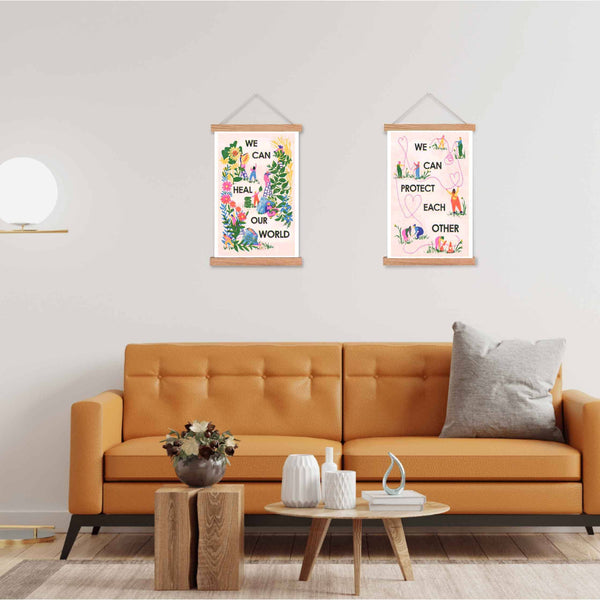 Heal Our World | Risograph Art Print