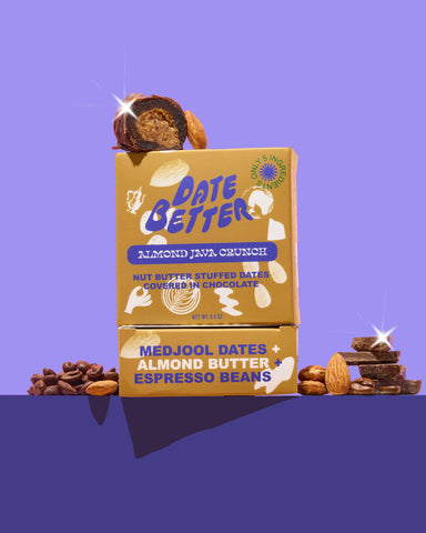 Almond Java Crunch | Chocolate Covered Dates