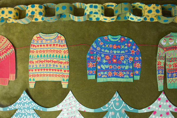 Christmas Jumpers Paper Garland