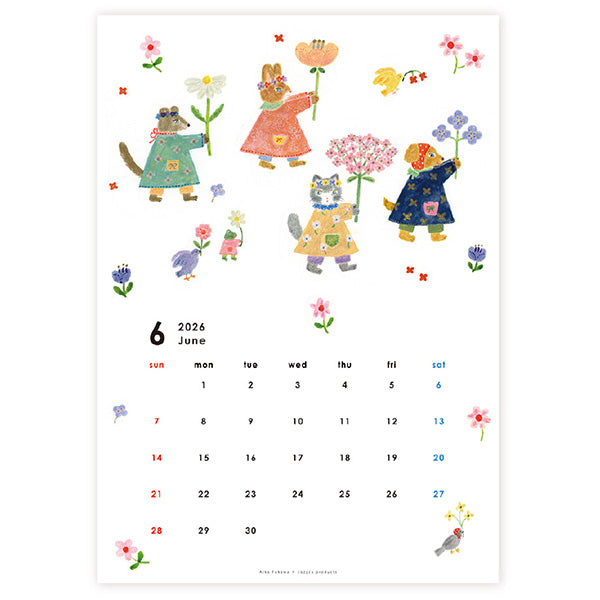Aiko Fukawa 2026 Calendar