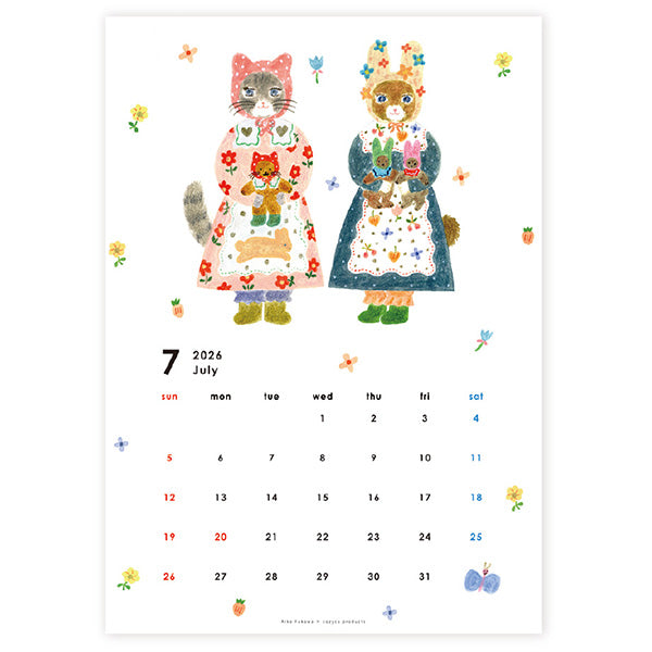 Aiko Fukawa 2026 Calendar