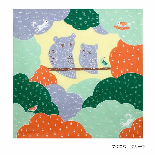 Owl | Green Furoshiki