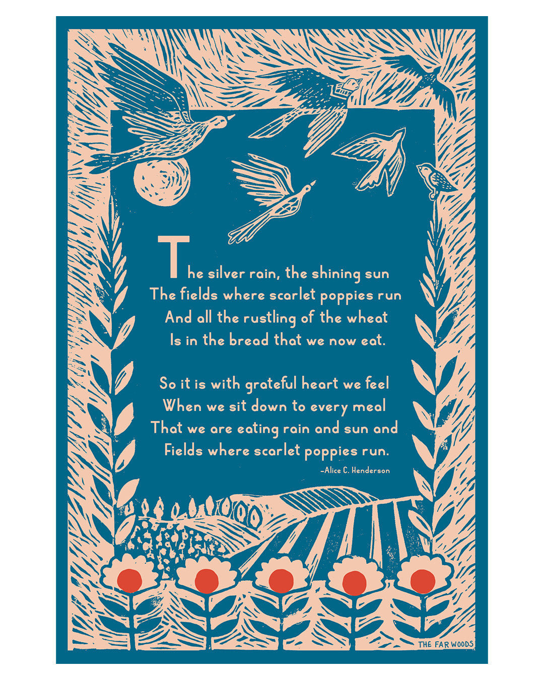 Scarlet Poppies Print