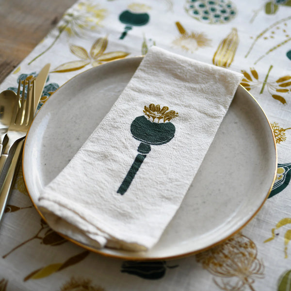 Seed Pods Napkins - Set of 4