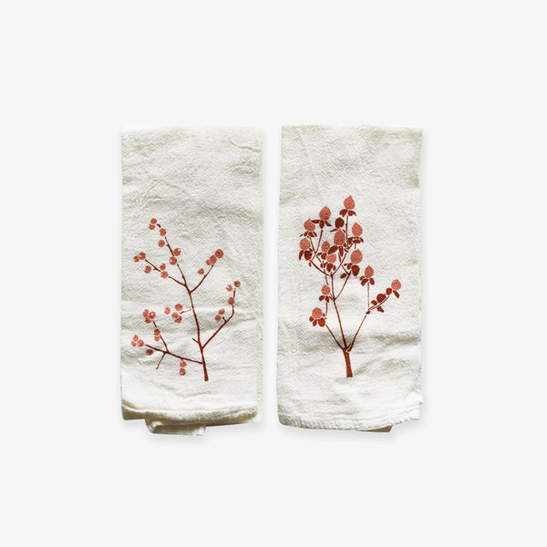Winter Berries Cloth Napkin | Single