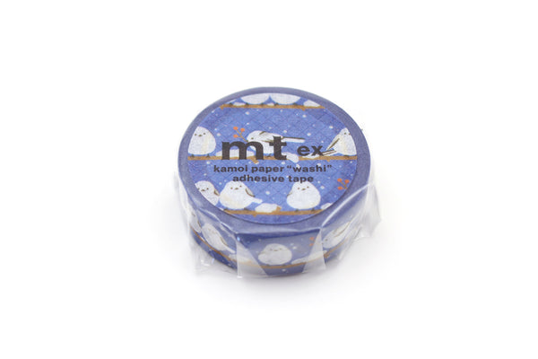 Winter Long-tailed Tit Bird EX Series | MT Washi Tape
