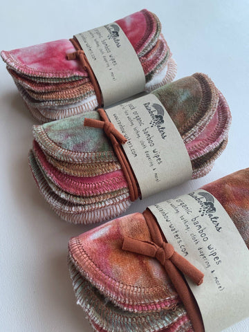 Dragon Reusable Wipes | 6-pack | Organic Bamboo/Cotton