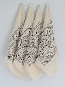 Birch Tree Cloth Napkin Set, Organic