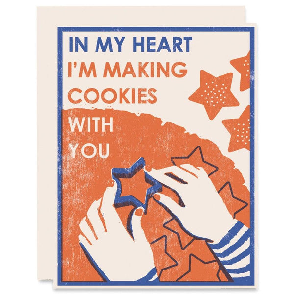 Making Christmas Cookies | Single Holiday Card