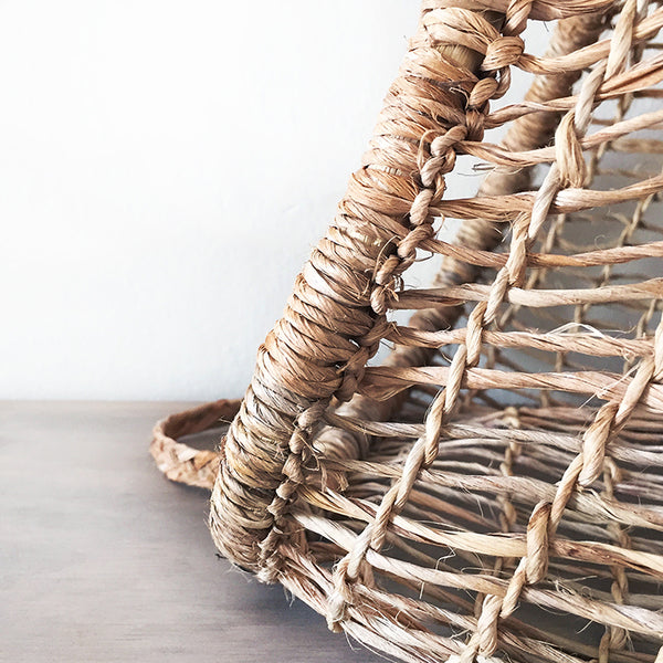 Nido Handwoven Tree Bark Hanging Basket