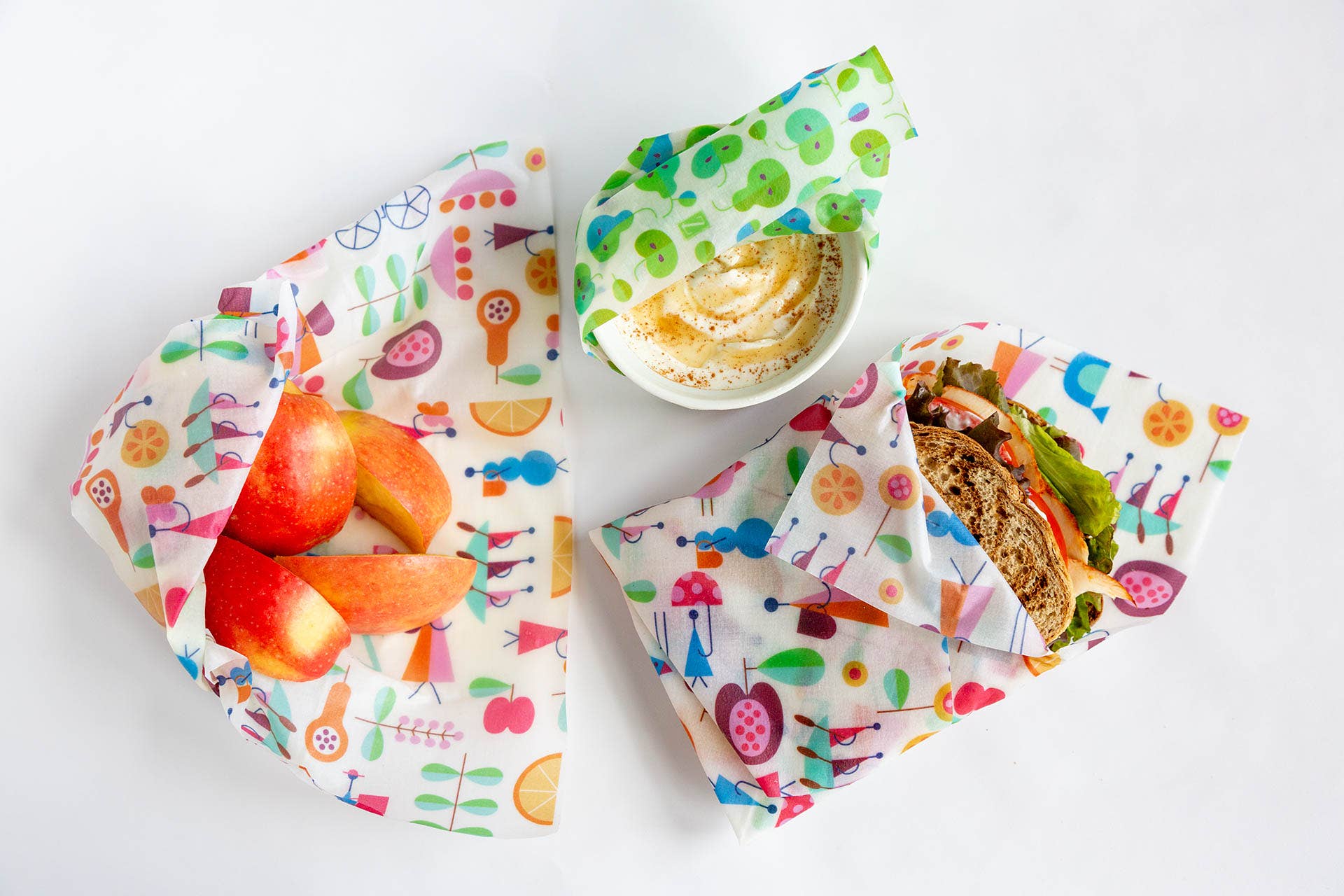 Reusable Beeswax Wraps 3 pc. Multipack