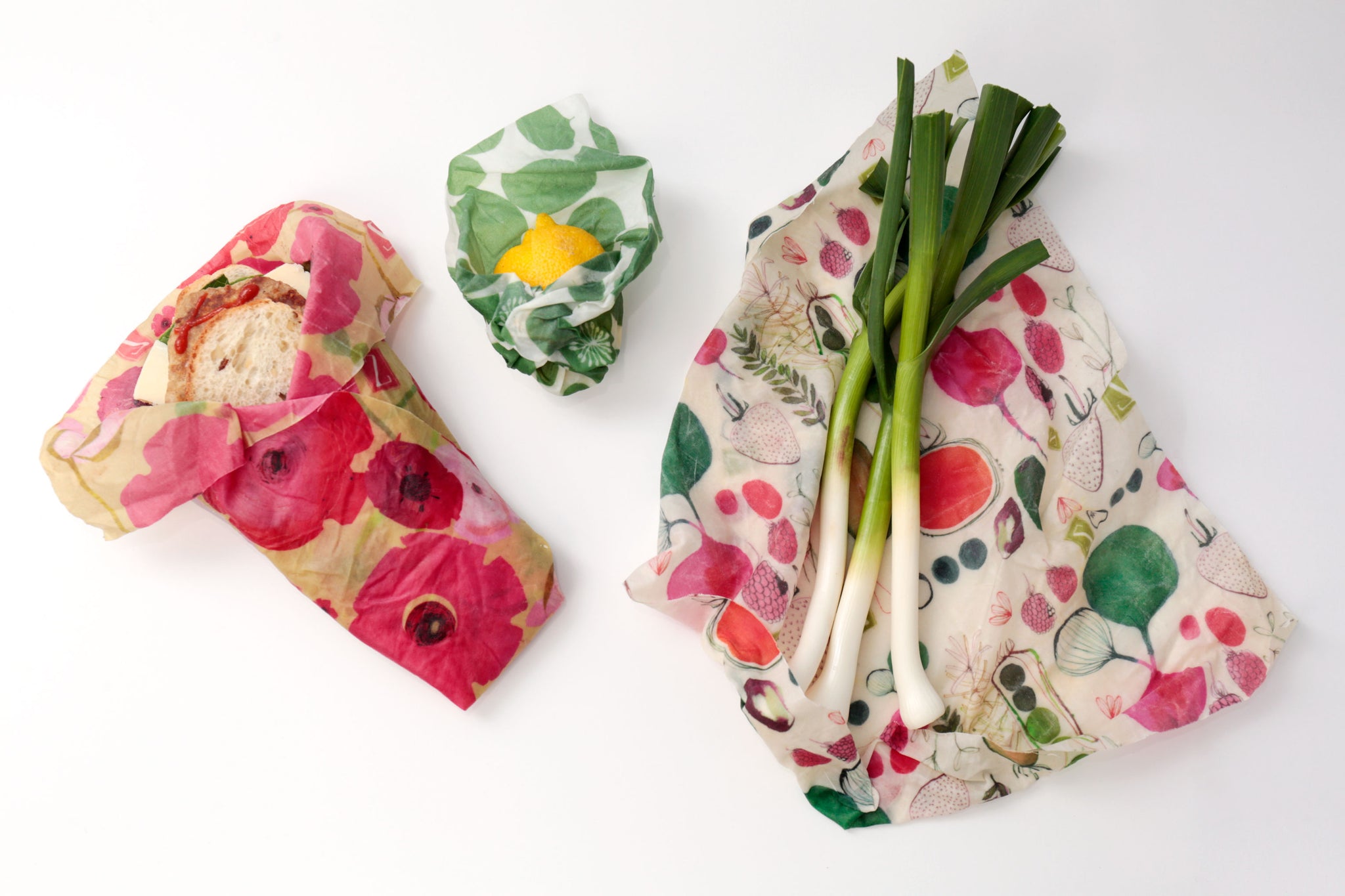 Reusable Beeswax Wraps 3 pc. Multi-pack