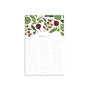 Veggie Market List Notepad