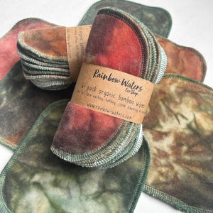 Cabin in the Woods Reusable Wipes | 6-pack | Organic Bamboo/Cotton