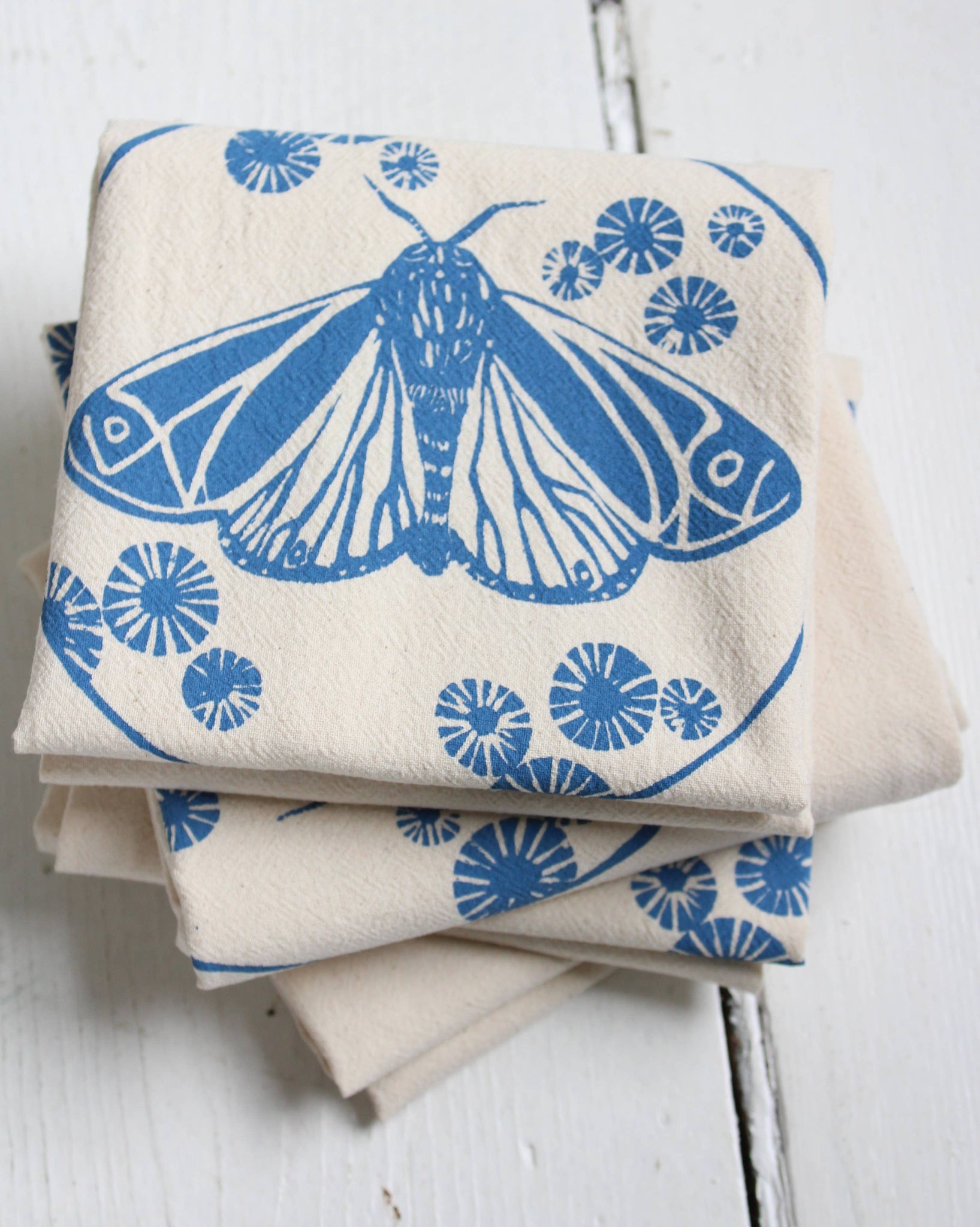 Moth Cloth Napkin Set, Organic Cotton