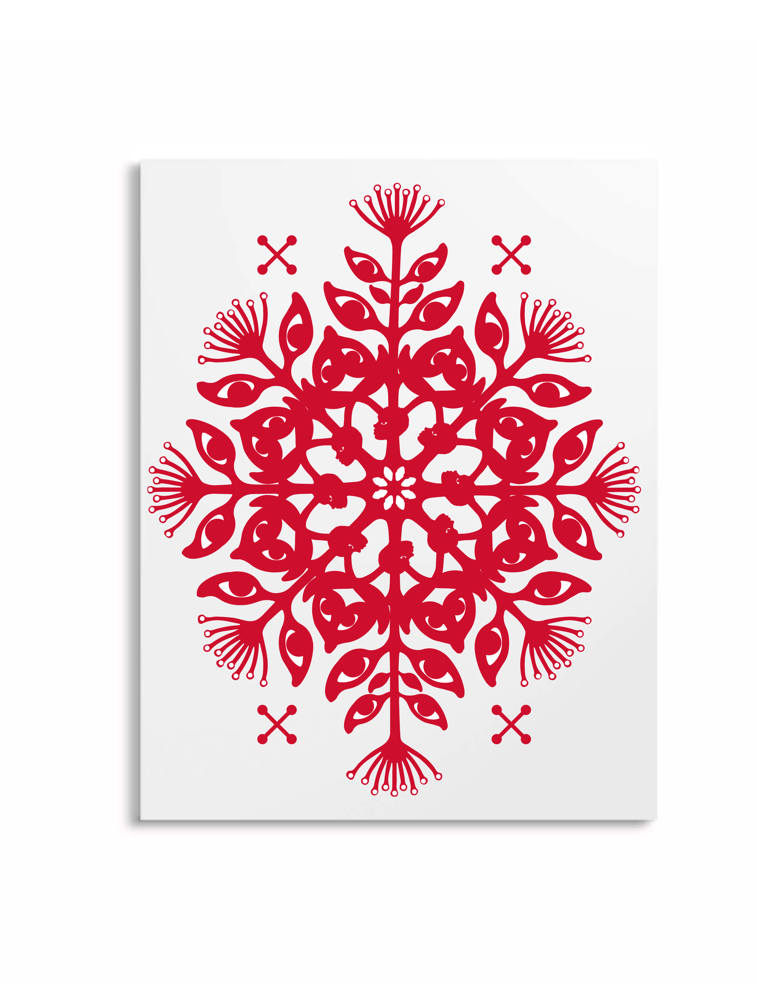 Web of Eyes Greeting Card