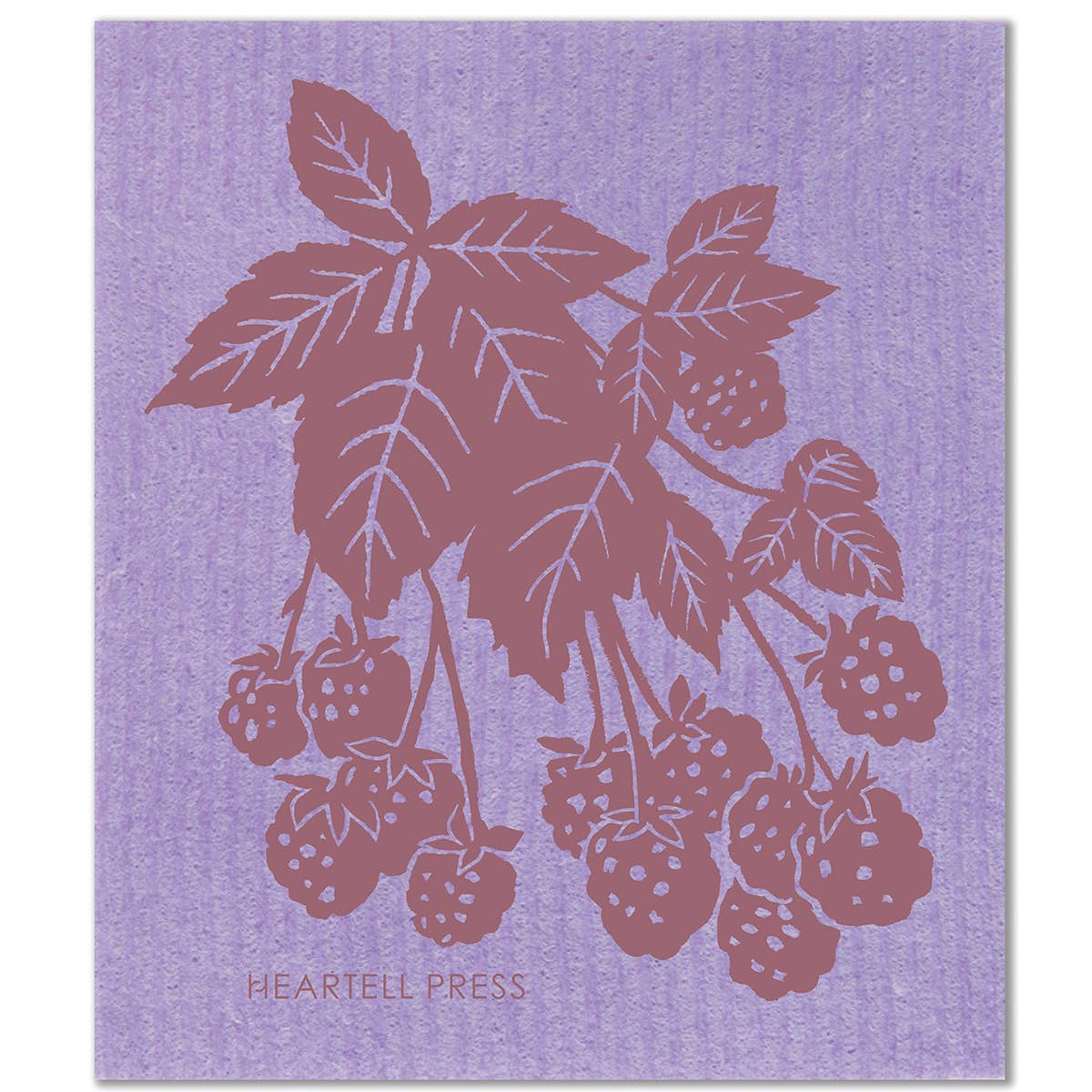 Purple Blackberries Swedish Dishcloth