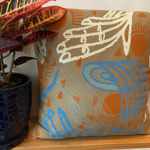 Luscious + Sturdy Pillow and Case | Handmade & Hand-printed
