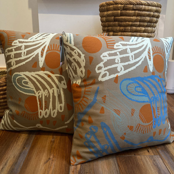 Luscious + Sturdy Pillow and Case | Handmade & Hand-printed