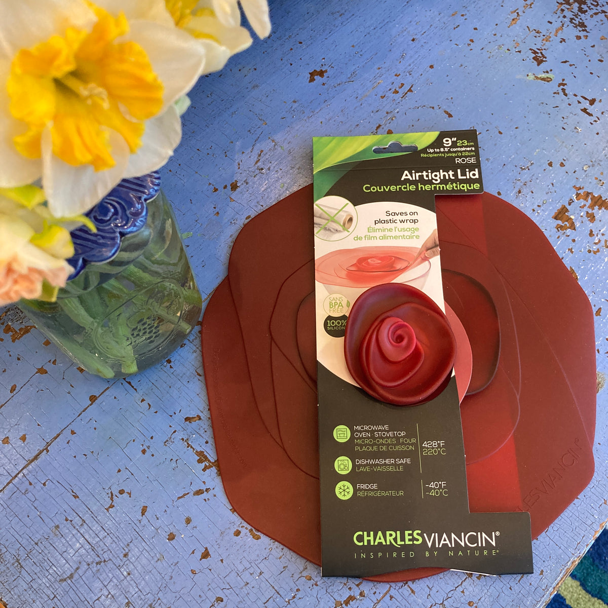 Dark Rose Airtight Silicone Lid | 9
