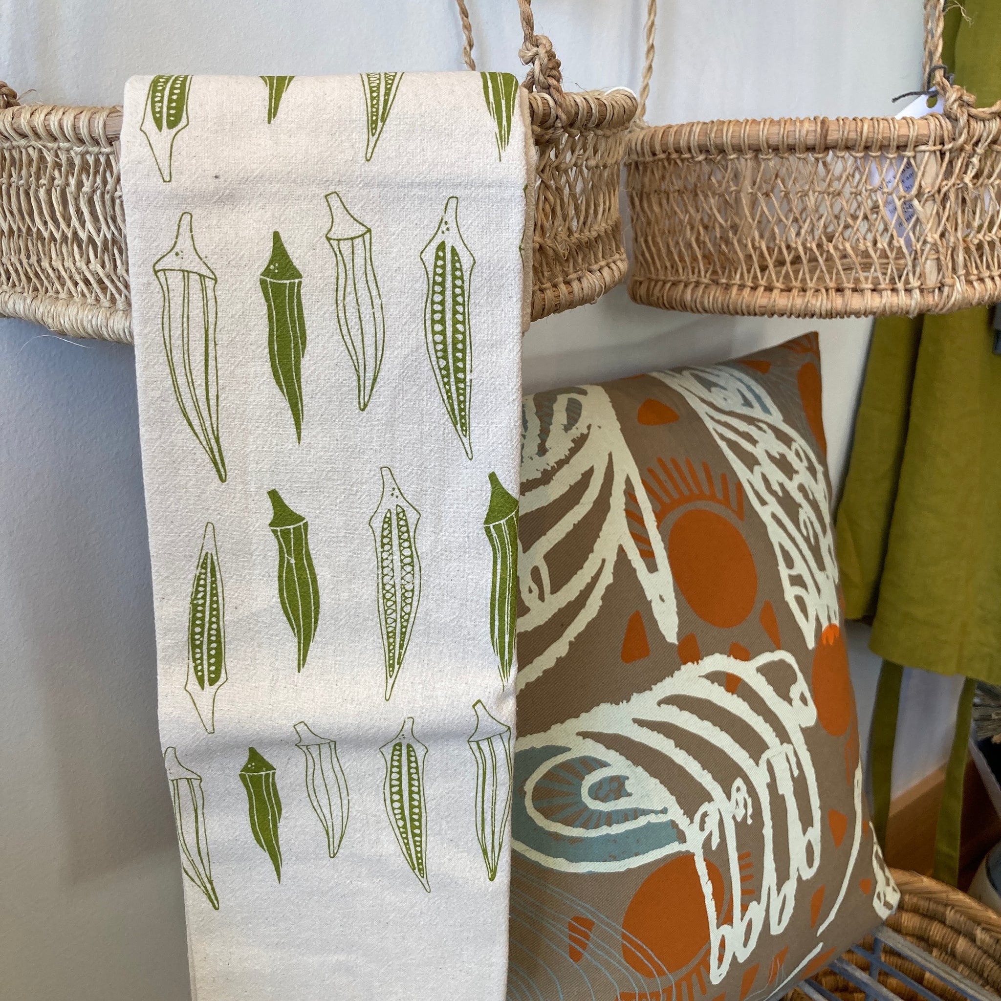 Okra Kitchen Towel