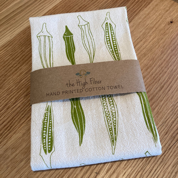 Okra Kitchen Towel