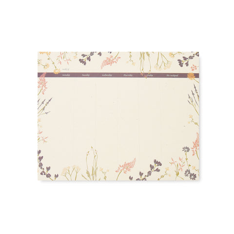 Wildflower Weekly Deskpad