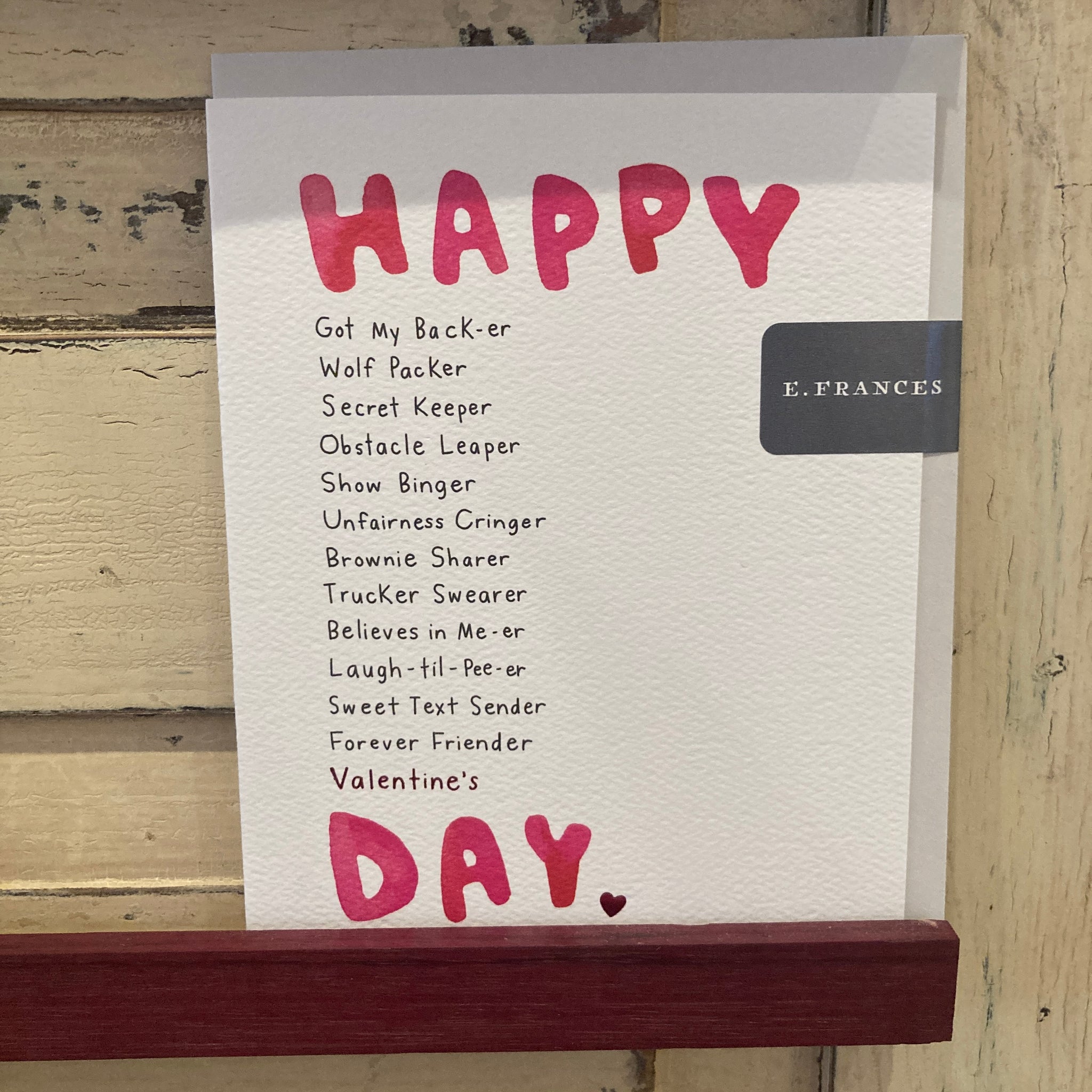 BFF Valentine Single Card