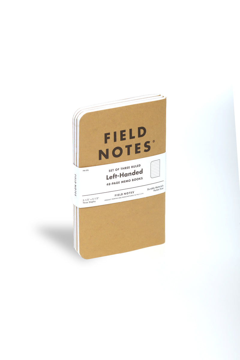 Left Handed | Field Notes Memo Book – Pink Moon Goods