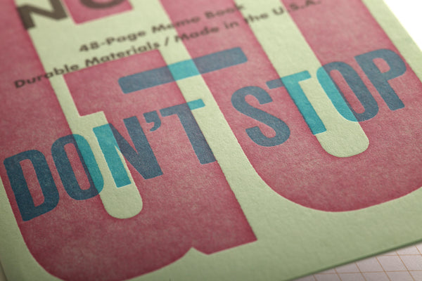 United States of LETTERPRESS - Pack B | Field Notes Memo Book