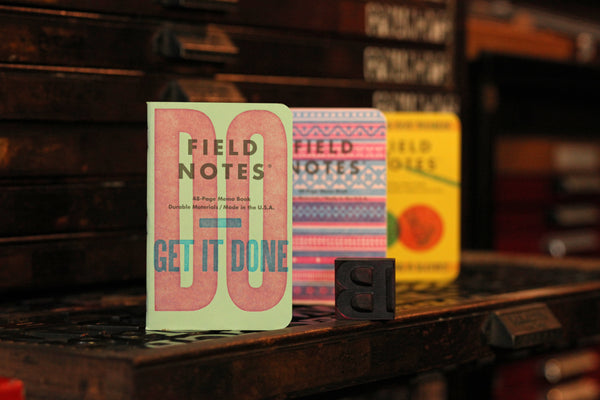 United States of LETTERPRESS - Pack B | Field Notes Memo Book