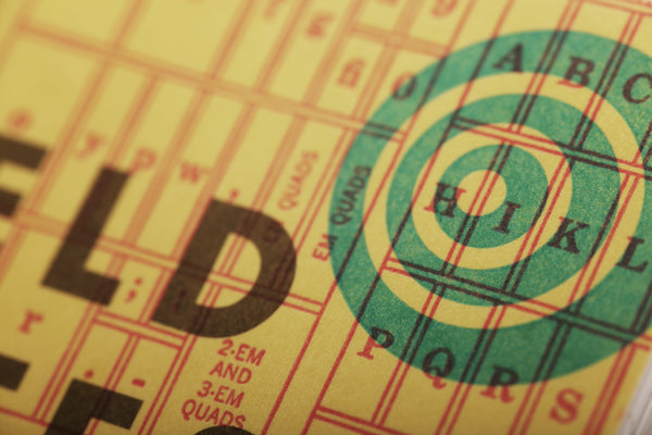 United States of LETTERPRESS - Pack C | Field Notes Memo Book