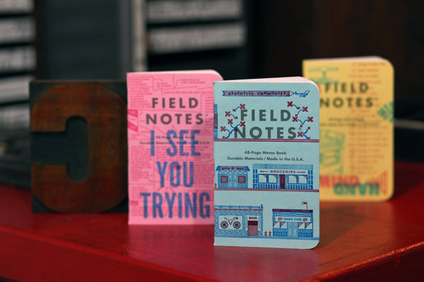 United States of LETTERPRESS - Pack C | Field Notes Memo Book