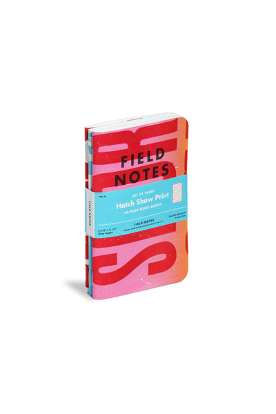 Hatch Show Print | Field Notes Memo Book