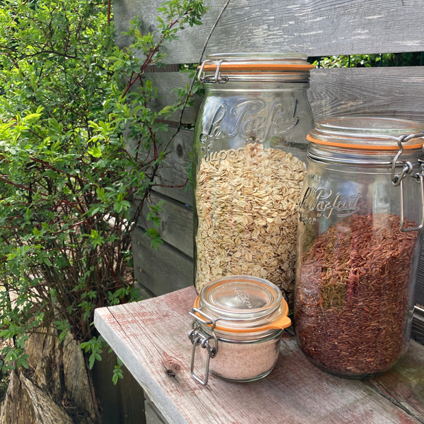 1.5L Rounded French Glass Storage Jar