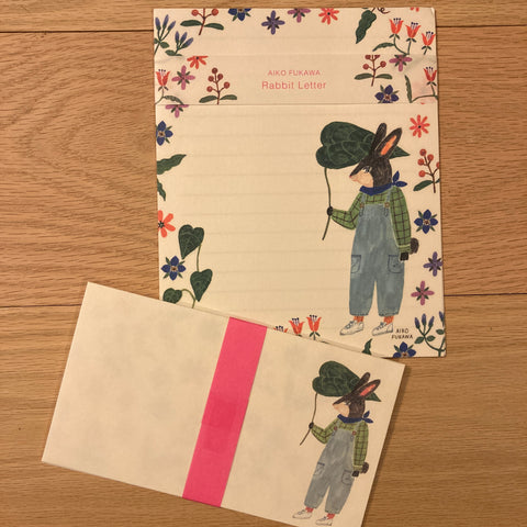 Aiko Fukawa | Rabbit Letter Writing Set