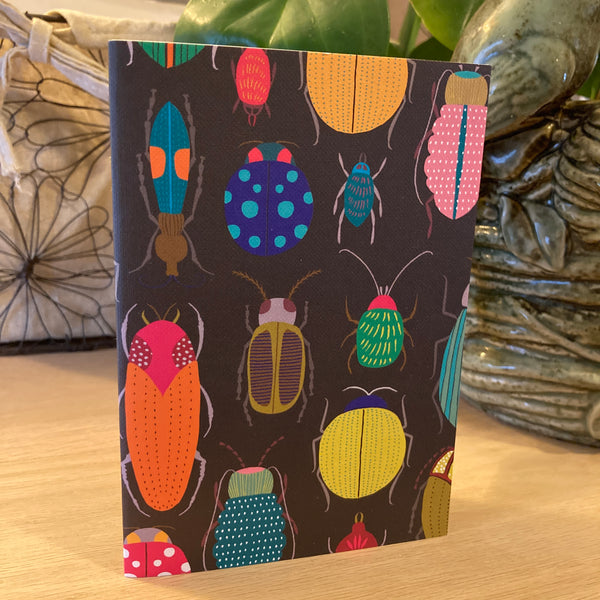 Brightly Colored Bugs A6 Notebook
