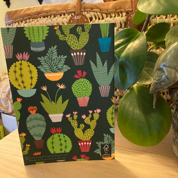 Dark Cactus A5 Notebook