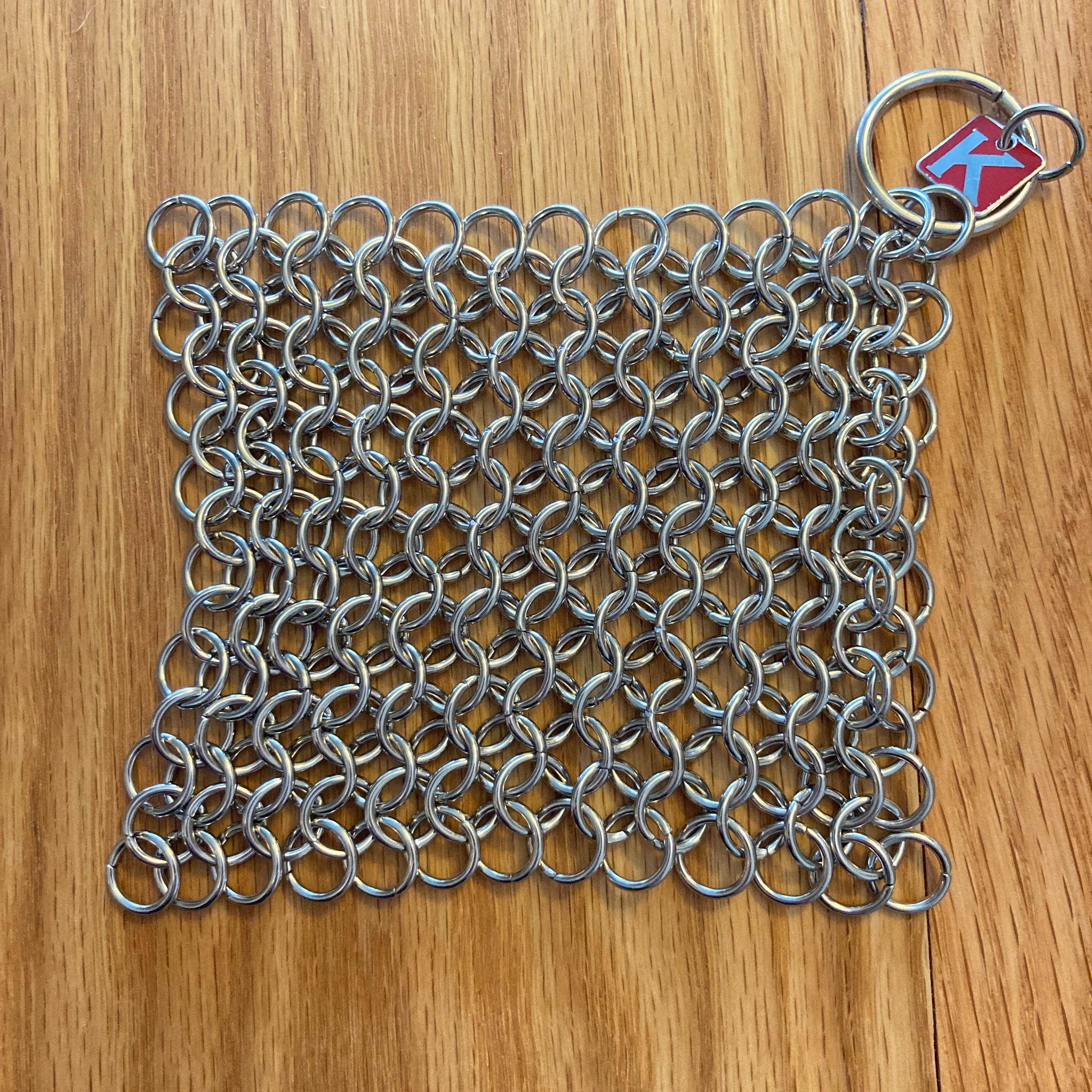 Small Ring Chainmail Scrubber 6IN - New Kitchen Store