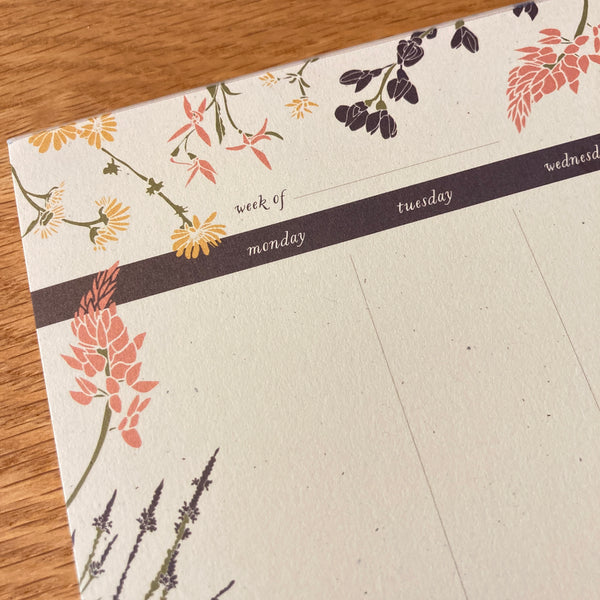 Wildflower Weekly Deskpad