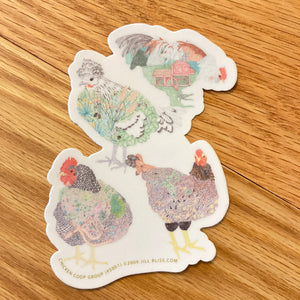 Chicken Coop Group Sticker