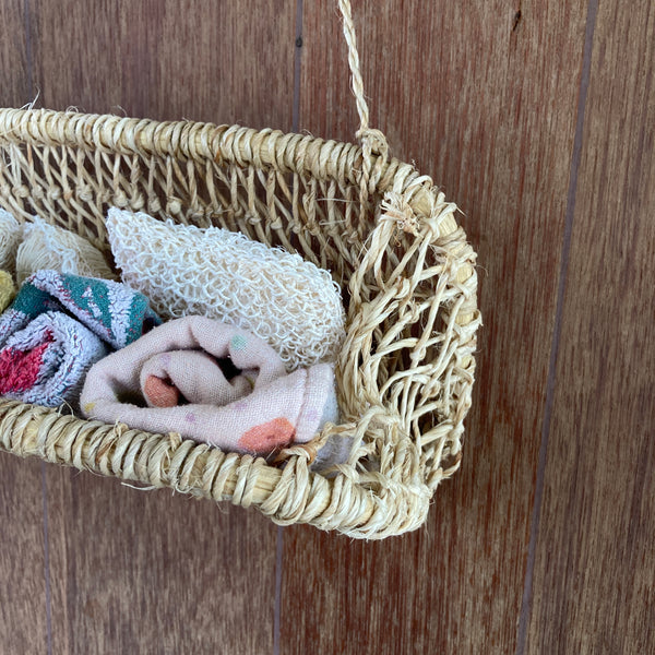 Mini Nenes Handmade Tree Bark Hanging Basket