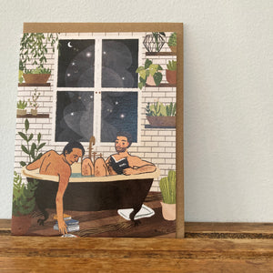 Night Bath (Man/Man) Single Card