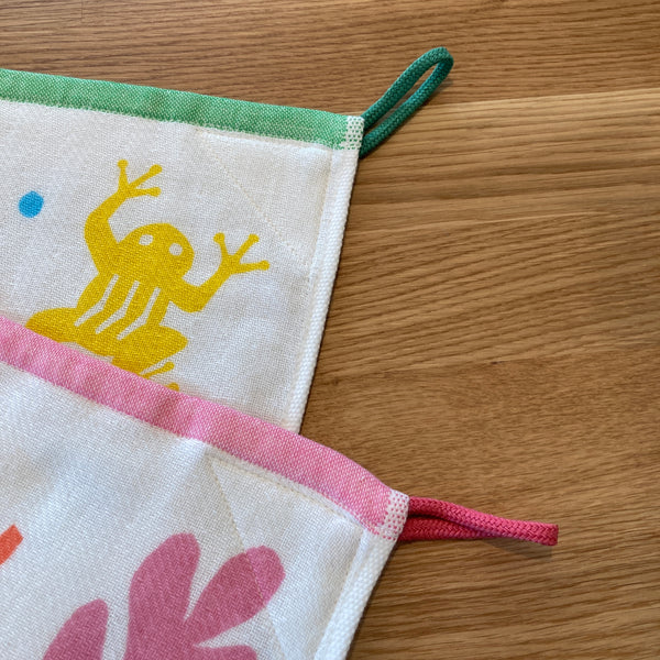 Kiddo Collage in Pink | Imabari Towel