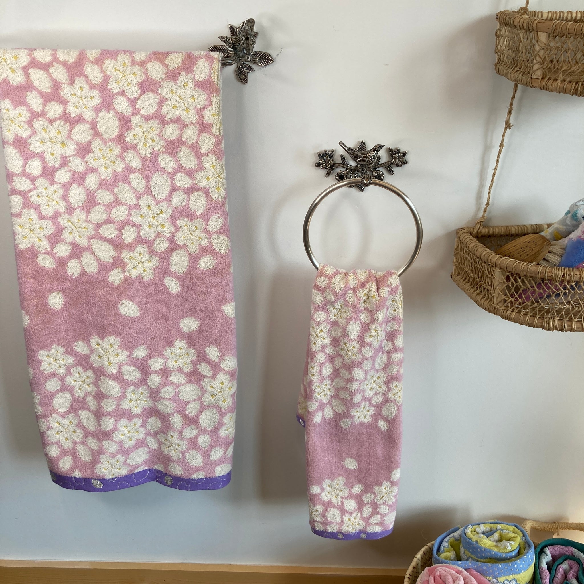 Sakura Saku in Purple | Imabari Towel