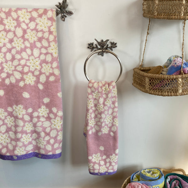 Sakura Saku in Purple | Imabari Towel