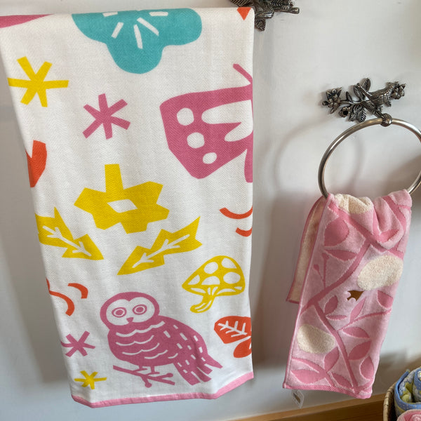 Kiddo Collage in Pink | Imabari Towel