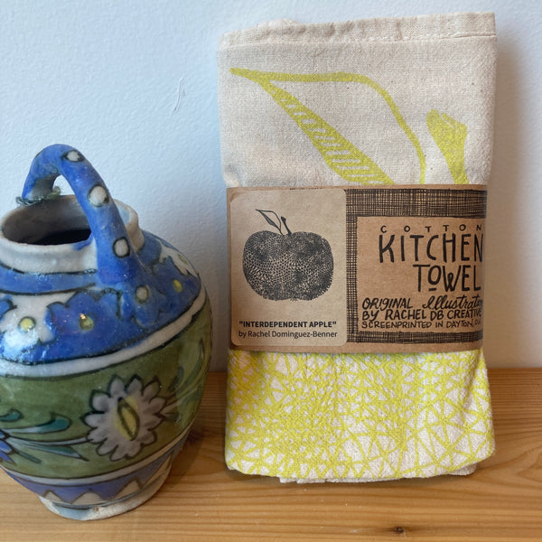 Interdependent Apple | Cotton Kitchen Towel