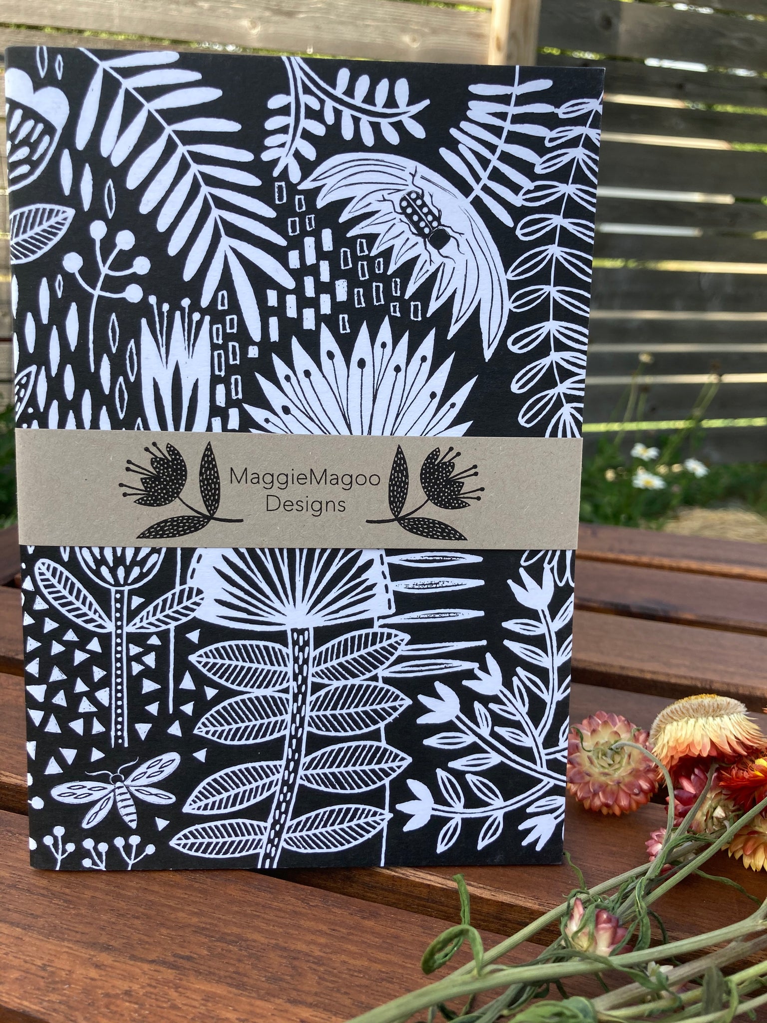 Folk Floral A5 Notebook