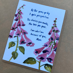 Because of you, Mom | Single Card